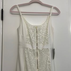 New with Tags. Never worn white lace Express dress